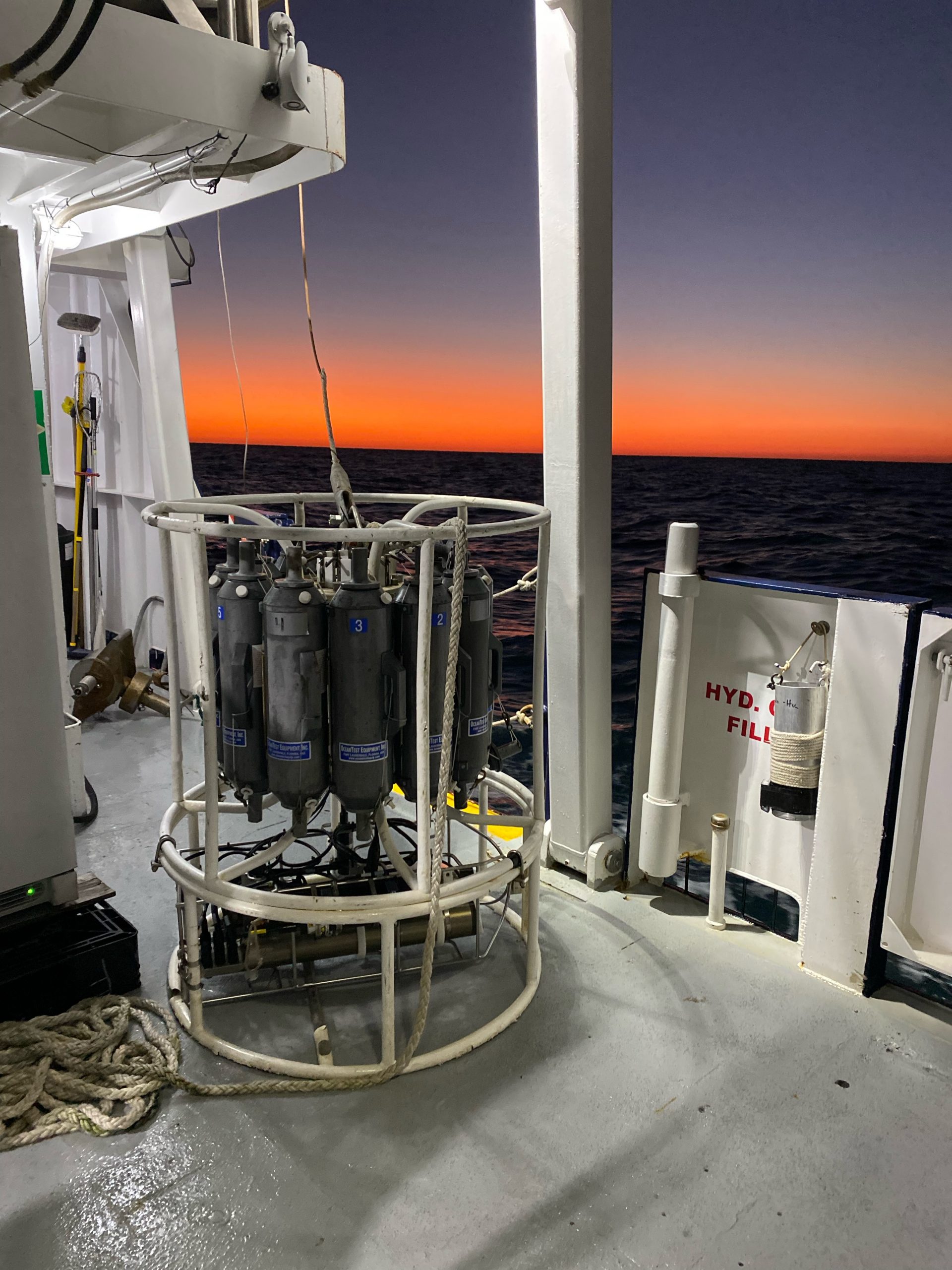 Retrieval of our RECON wave buoy