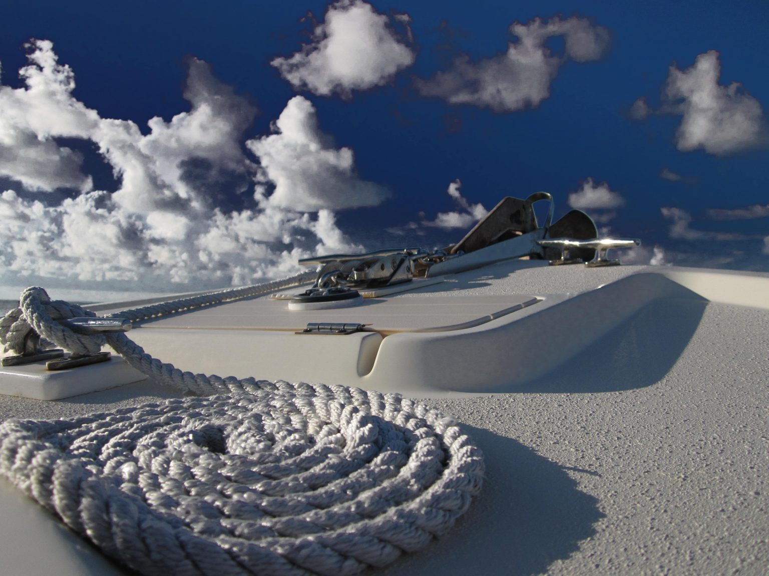 KML R/V Vessel Mola Mola view from the anchor