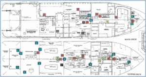 R/V Weatherbird II Deck Plans