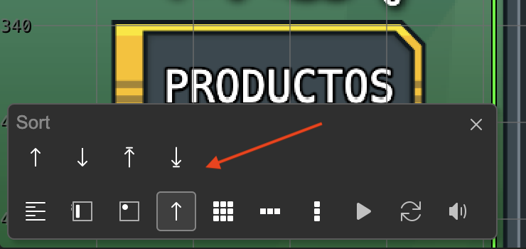 Sorting commands